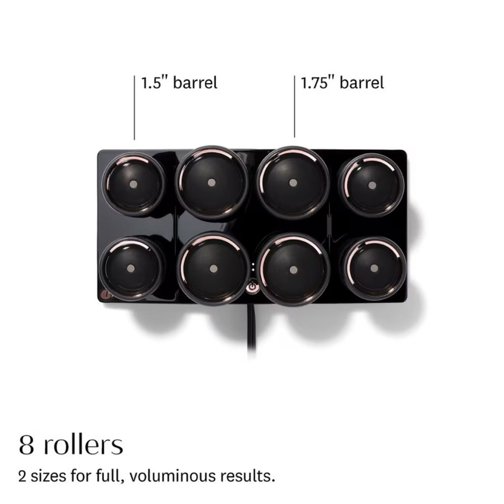 T3 - Volumizing Hot Rollers Luxe Set with Dual Temperature Control - Black